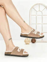 Papuci Dama cu Talpa Joasa WSL-200 KHAKI | STEPHAN
