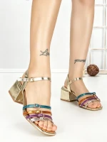 Sandale Dama cu Toc Gros AA-22 COLOURS | EMAS