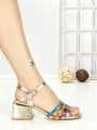 Sandale Dama cu Toc Gros AA-22 COLOURS | EMAS