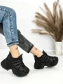 Pantofi Sport Dama cu Platforma 3603-2 BLACK | MEI