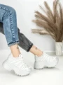 Pantofi Sport Dama cu Platforma 3603-2 WHITE | MEI