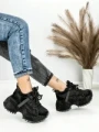 Pantofi Sport Dama cu Platforma 6580-8 BLACK | MEI