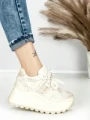 Pantofi Sport Dama cu Platforma 3570 BEIGE | MEI