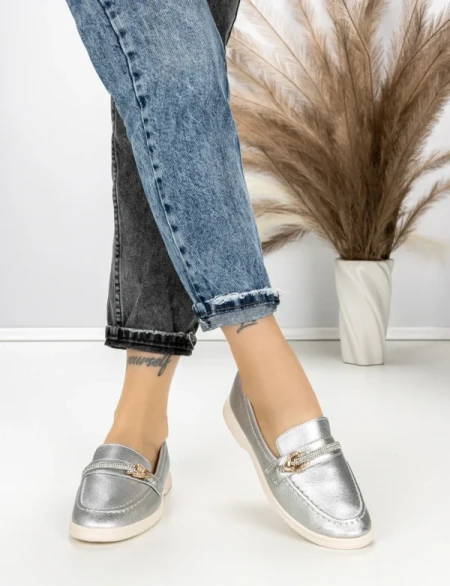 Pantofi Casual Dama EE-23 SILVER | EMAS