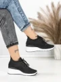 Pantofi Sport Dama cu Platforma P38 BLACK-WHITE | EMAS