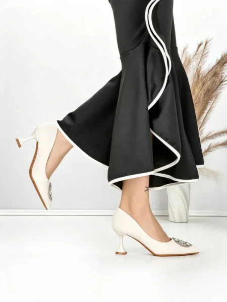 Pantofi Stiletto J-202 BEIGE | CHERIE