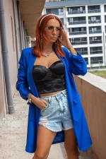 Ženska jakna A5239 Modra | Fashion