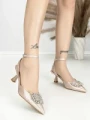 Pantofi Stiletto A8236-2 CHAMPAGNE | ABLOOM