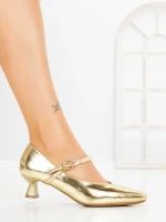 Pantofi cu Toc mic JM269E ORO | ANNALISE