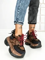 Pantofi Sport Dama cu Platforma 7917-106 BLUE | MEI