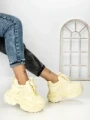 Pantofi Sport Dama cu Platforma 7917-121 YELLOW | MEI