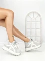 Pantofi Sport Dama din piele naturala 3651 GREY | PANTOFUL