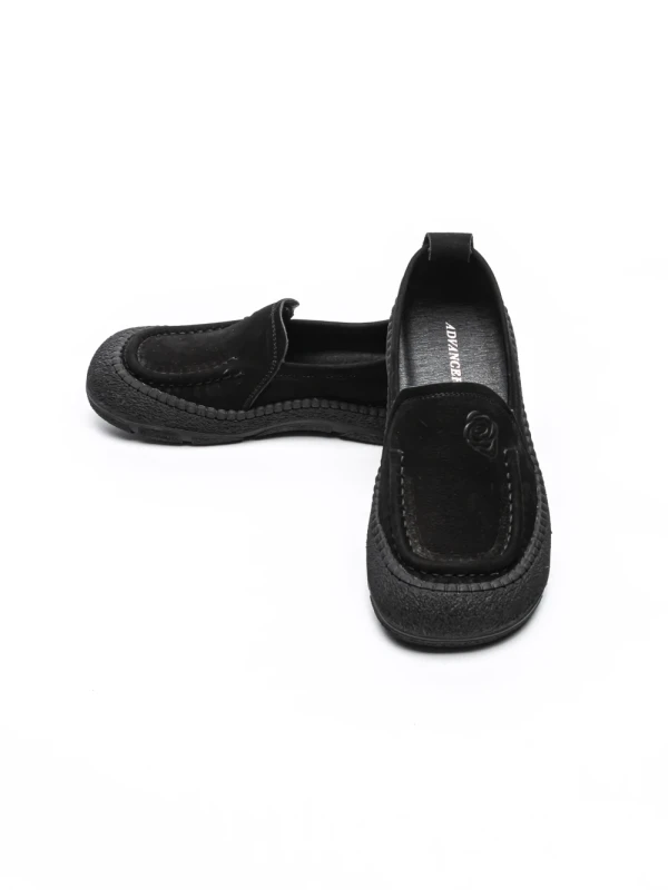 Pantofi Casual Dama din piele naturala 6705 BLACK | ADVANCER