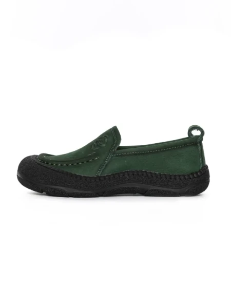 Pantofi Casual Dama din piele naturala 6705 GREEN | ADVANCER