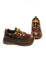 Pantofi Sport Dama din piele naturala A006-1 BROWN-RED | ADVANCER
