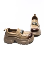 Pantofi Casual Dama din piele naturala 3217 APRICOT | ADVANCER