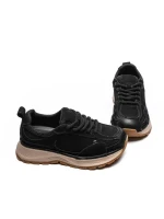 Pantofi Sport Dama din piele naturala A10018 BLACK | ADVANCER
